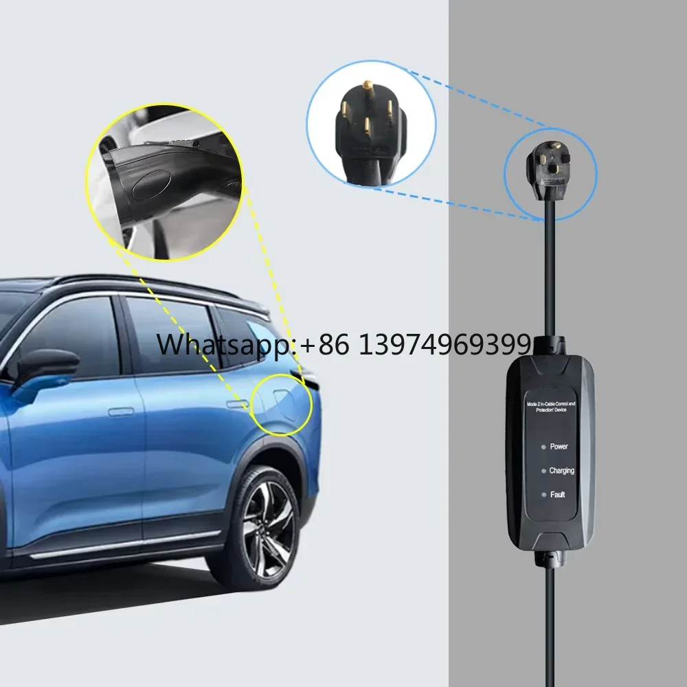 Portable Ev Charger - Stasiun Pengisian Daya AC Level 2