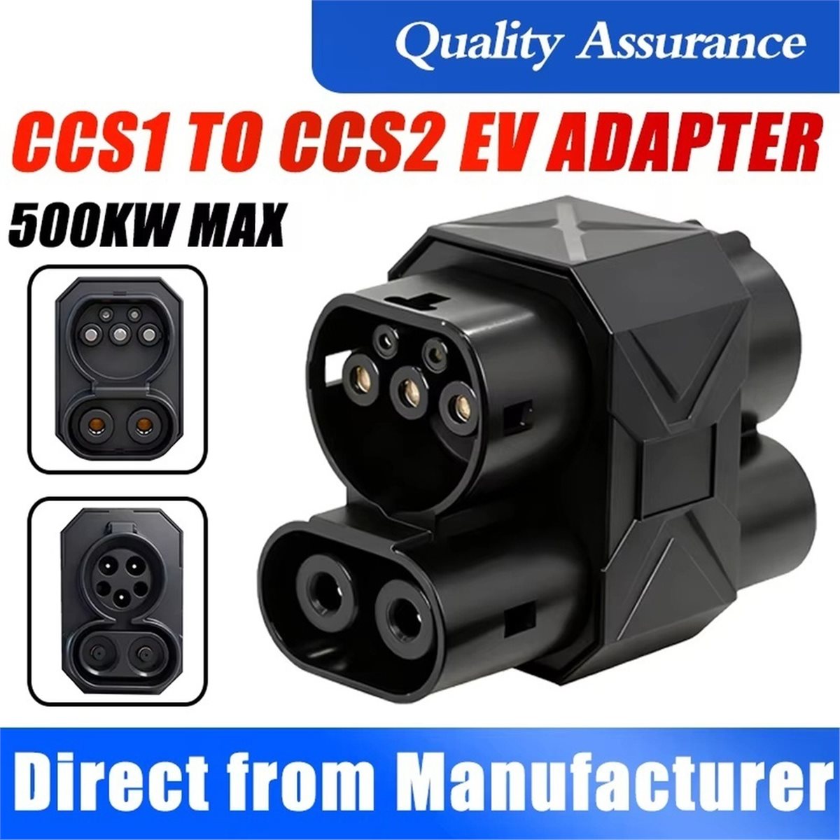 Adaptor Pengisian Daya Cepat A - Ccs2 To Ccs1 Fast Charge Adapter 250Kw ulasan dan harga