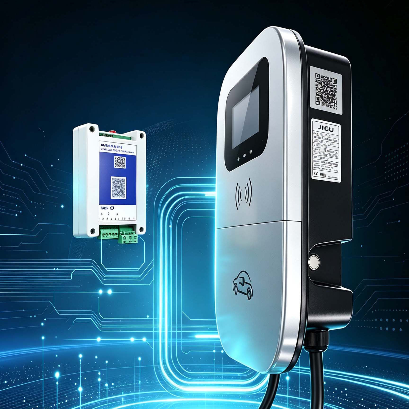 Pengisi Daya EV JIGU dengan Si - Wallbox Ev ulasan dan harga