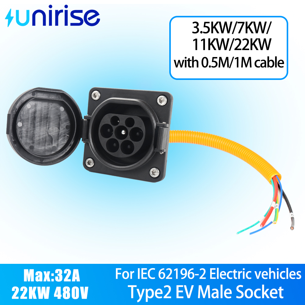 Soket Mobil Listrik Unirise Ti - Ev Charging Cable ulasan dan harga