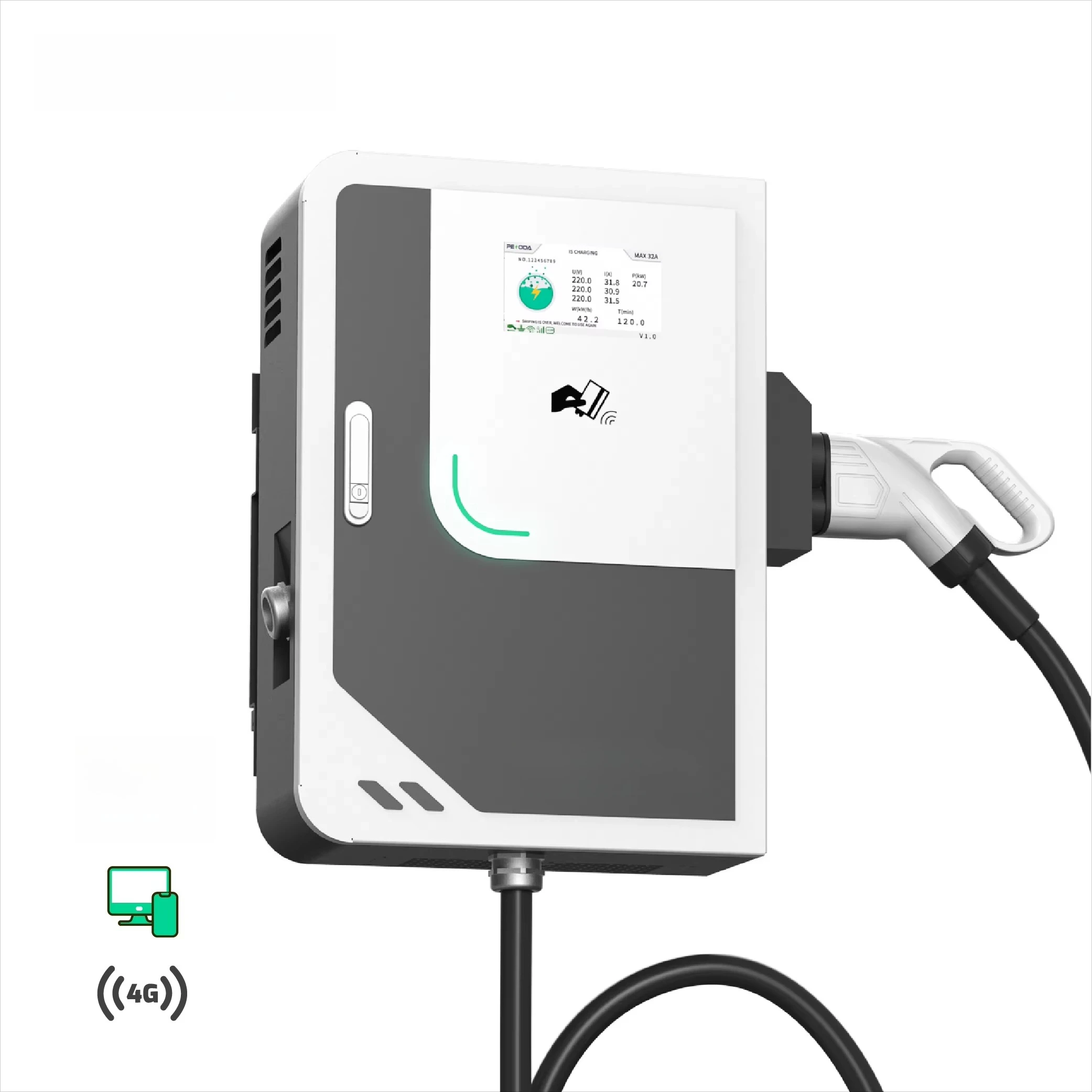 Penoda DC Wallbox Pengisi Daya - Dc Fast Charger 30Kw Wallbox Commercial ulasan dan harga