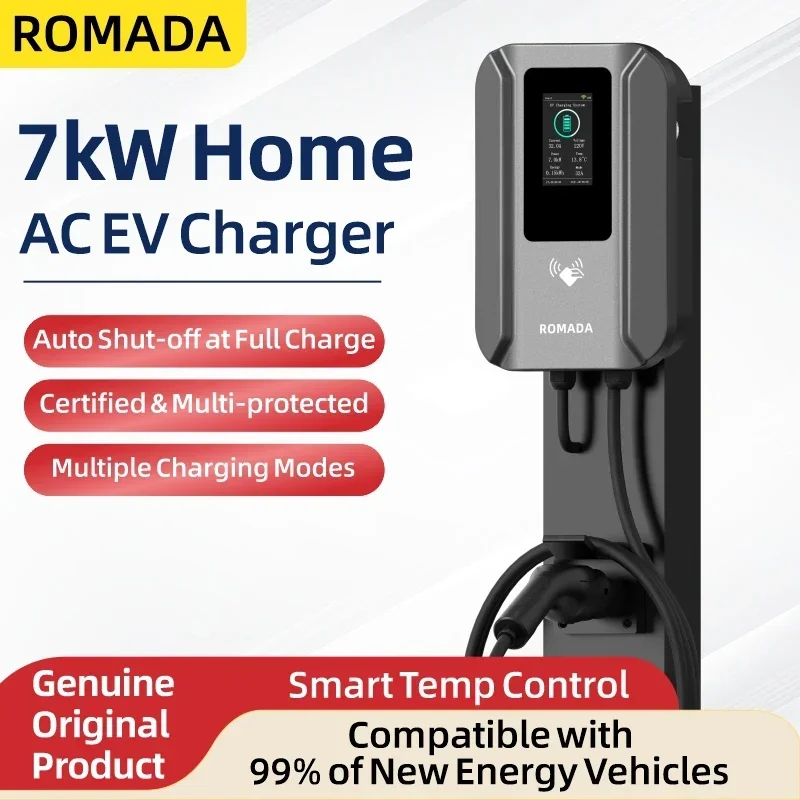 ROMADA AC 7KW, Stasiun Pengisi - Ev Charging Cable ulasan dan harga