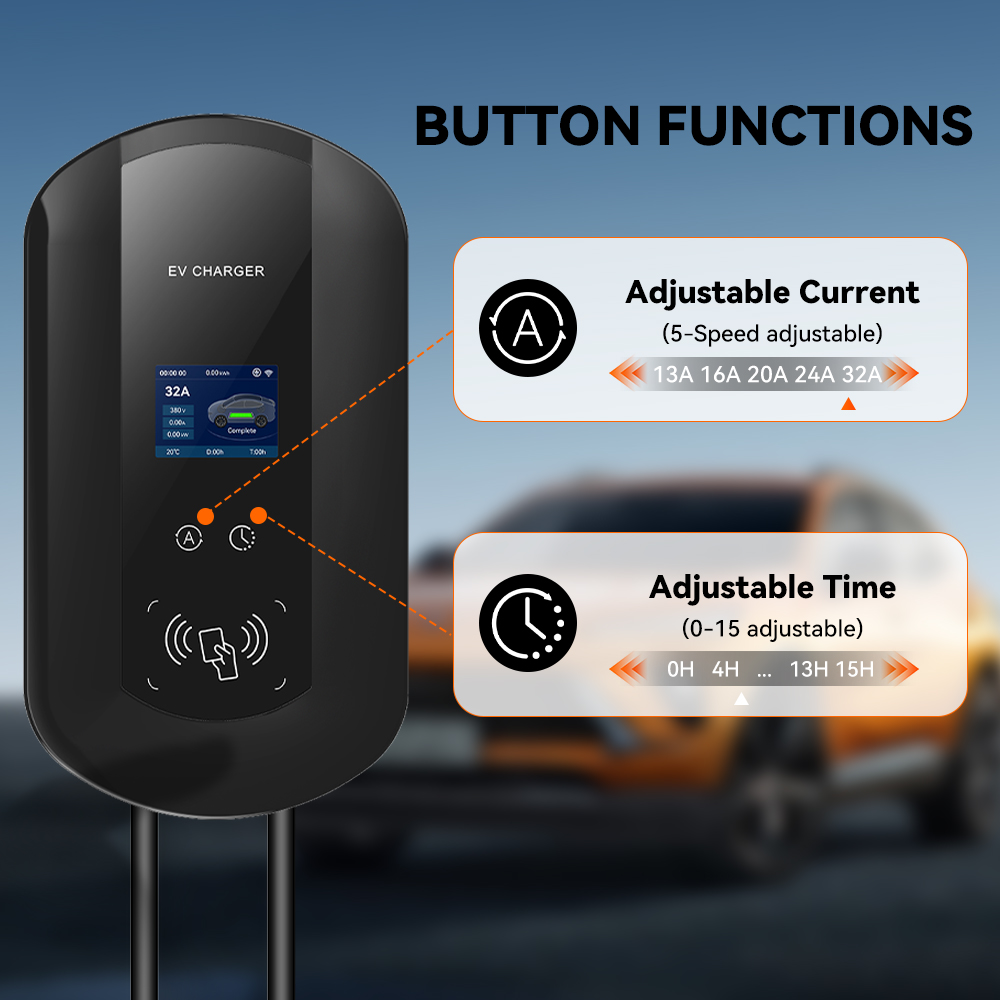 IPENGEN 32A/40A/50A Stasiun Pe - Ev Charging Cable ulasan dan harga